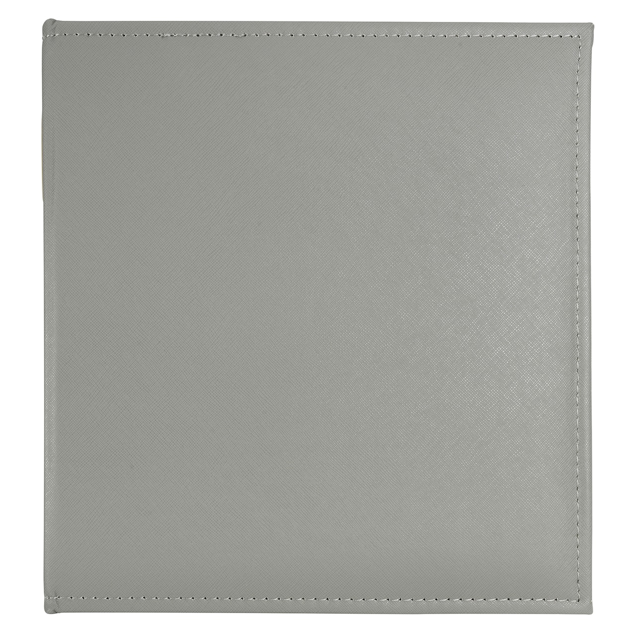8 Pack: Gray Saffiano D-Ring Scrapbook Album by Recollections®